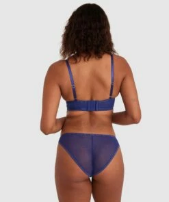 Aaliyah Brazilian Knicker - Navy 8 Aaliyah Brazilian Knicker - Navy -BRAS N THINGS Shop aaliyah brazilian knicker navy 01438402 5