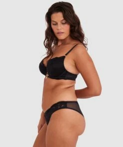 Annalise Brazilian Knicker - Black -BRAS N THINGS Shop annalise brazilian knicker black 01475702 7