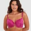 Annalise Contour Plunge Bra - Rose
