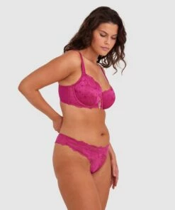 Annalise V String - Rose -BRAS N THINGS Shop annalise v string rose 01475601 7