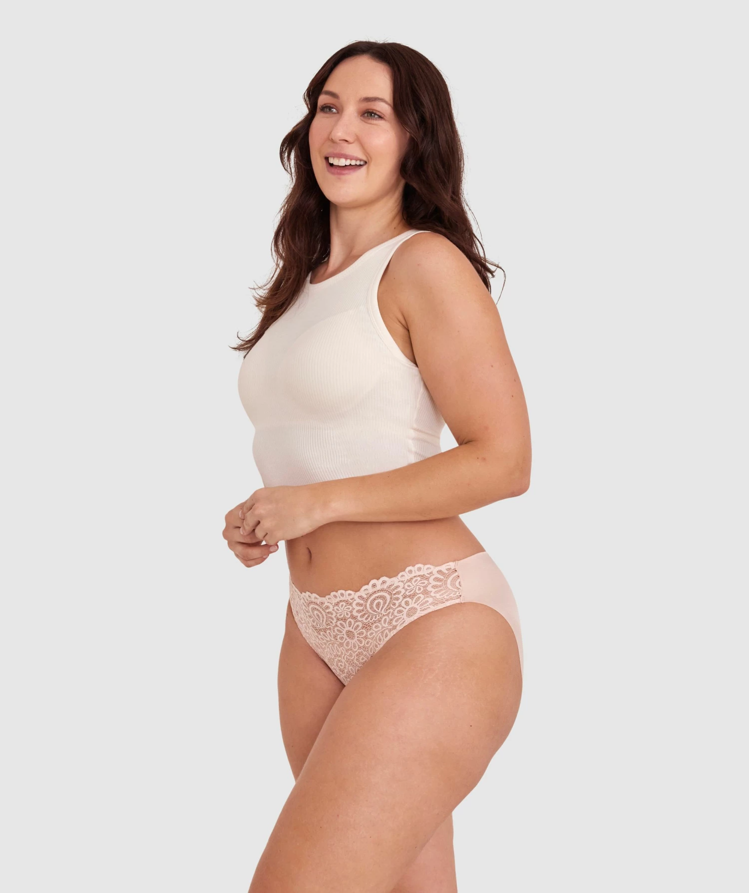 Audrey Bikini Brief - Blush Pink 3 Audrey Bikini Brief - Blush Pink - Image 3