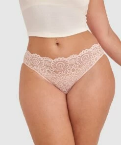 Audrey Bikini Brief - Blush Pink