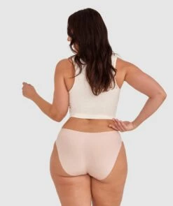 Audrey Bikini Brief - Blush Pink 8 Audrey Bikini Brief - Blush Pink -BRAS N THINGS Shop audrey bikini brief blush pink 01491101 3