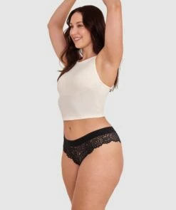 Audrey Brazilian Knicker - Black -BRAS N THINGS Shop audrey brazilian knicker black 01452503 2