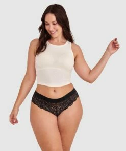 Audrey Brazilian Knicker - Black -BRAS N THINGS Shop audrey brazilian knicker black 01452503 4