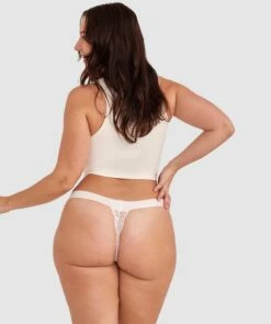 Audrey V String - Ivory -BRAS N THINGS Shop audrey v string ivory 01491003 3