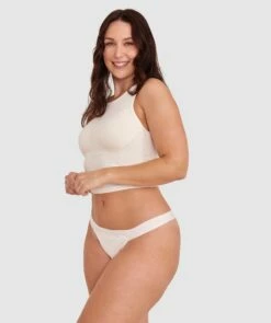 Audrey V String - Ivory -BRAS N THINGS Shop audrey v string ivory 01491003 4