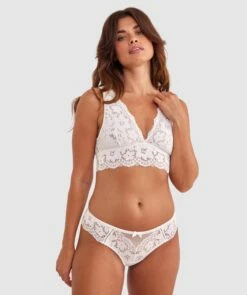 Aurelia Brazilian Knicker - Ivory -BRAS N THINGS Shop aurelia brazilian knicker ivory 01485801 9