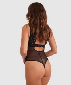 Aurelia Contour Plunge Bodysuit - Black 9 Aurelia Contour Plunge Bodysuit - Black -BRAS N THINGS Shop aurelia contour plunge bodysuit black 01475901 8