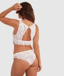 Aurelia Longline Bralette - Ivory -BRAS N THINGS Shop aurelia longline bralette ivory 01476101 13