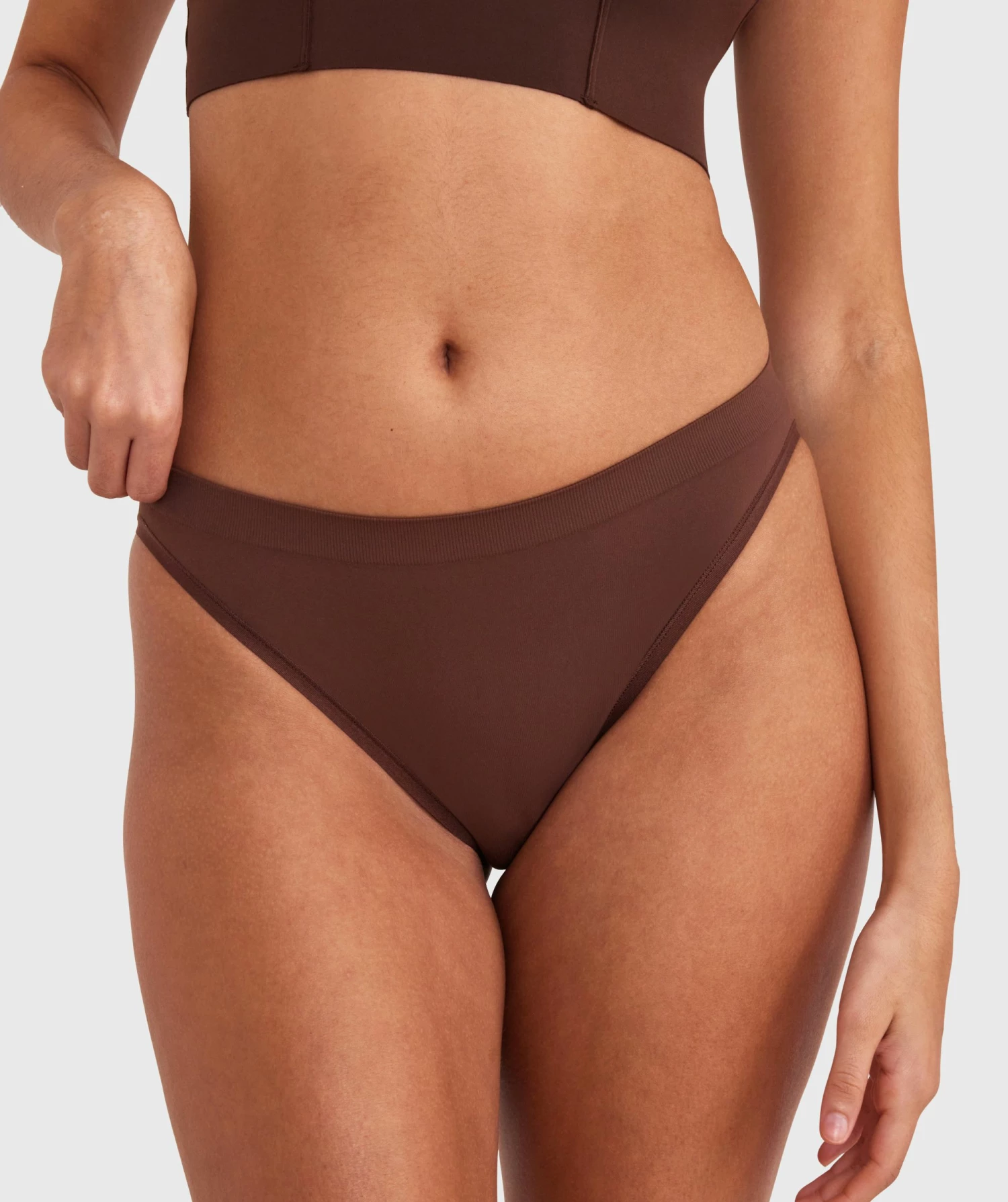Base Layers Bikini Knicker - Dark Brown 1 Base Layers Bikini Knicker - Dark Brown