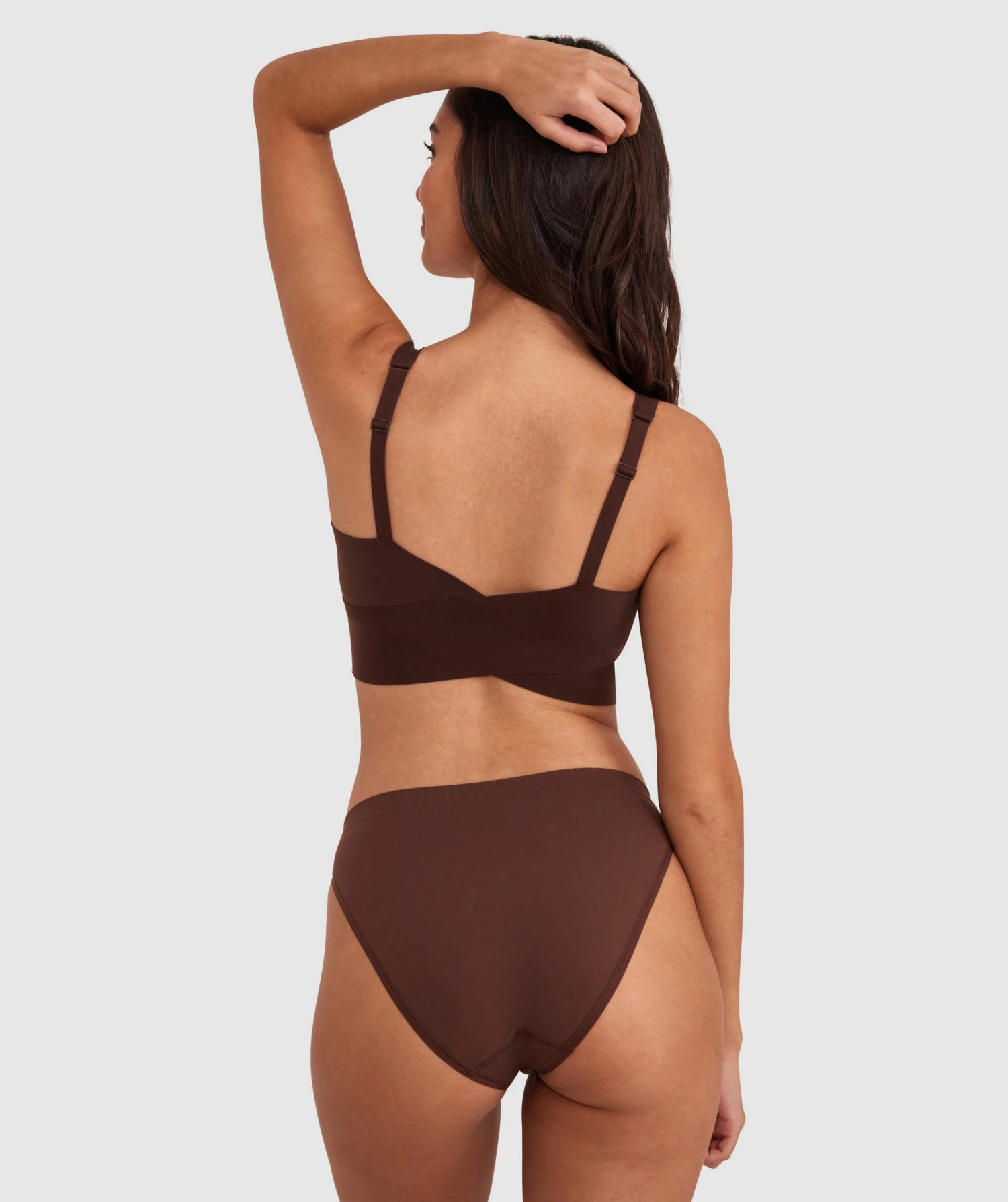 Base Layers Bikini Knicker - Dark Brown 2 Base Layers Bikini Knicker - Dark Brown - Image 2