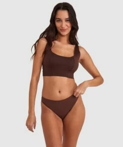 Base Layers Bikini Knicker - Dark Brown 8 Base Layers Bikini Knicker - Dark Brown -BRAS N THINGS Shop base layers bikini knicker dark brown 01434404 20