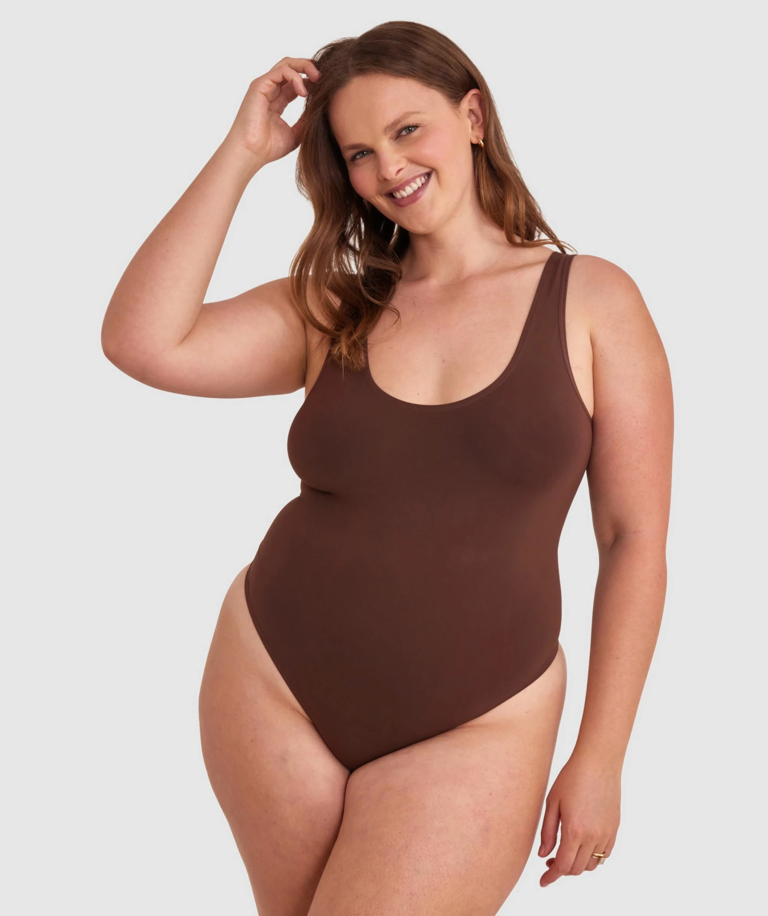 Base Layers Bodysuit - Dark Brown 4 Base Layers Bodysuit - Dark Brown - Image 4