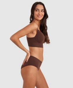 Base Layers Hipster Brief - Dark Brown -BRAS N THINGS Shop base layers hipster brief dark brown 01439503 15