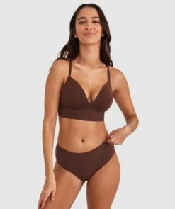 Base Layers Hipster Brief - Dark Brown -BRAS N THINGS Shop base layers hipster brief dark brown 01439503 16