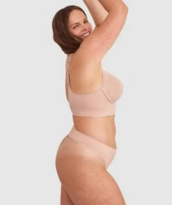 Base Layers Long Line Push Up Bra - Nude -BRAS N THINGS Shop base layers long line push up bra nude 01418403 5