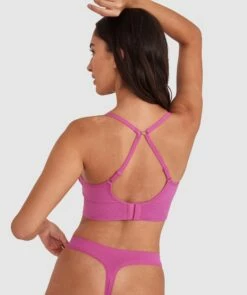 Base Layers Long Line Push Up Bra - Pink -BRAS N THINGS Shop base layers long line push up bra pink 01418401 6