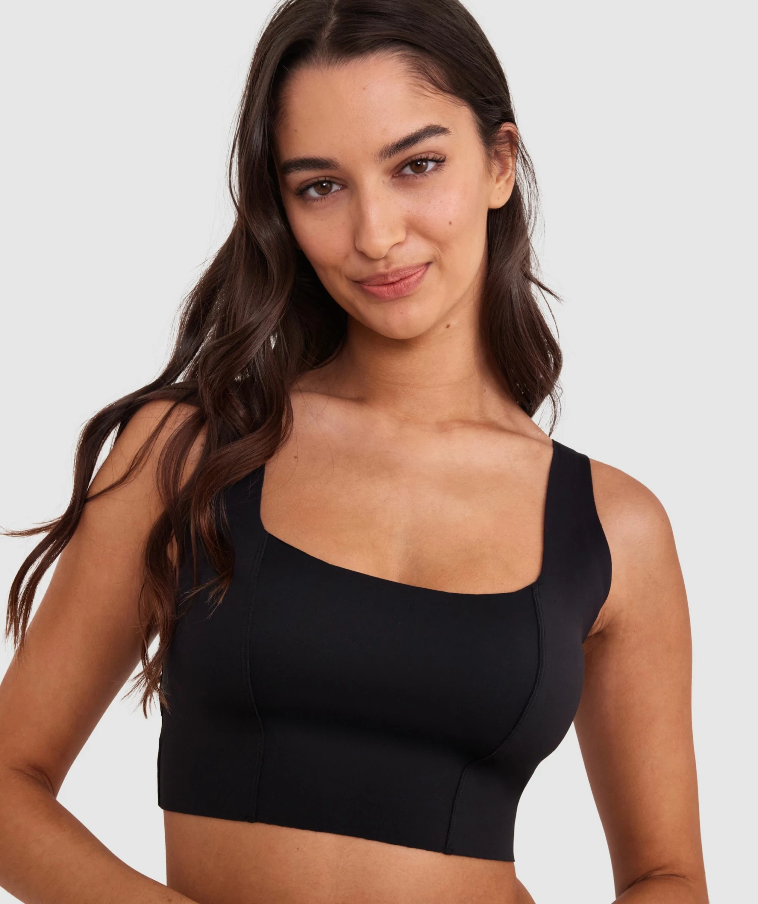 Base Layers Wirefree Crop - Black 1 Base Layers Wirefree Crop - Black