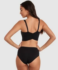 Base Layers Wirefree Crop - Black 8 Base Layers Wirefree Crop - Black -BRAS N THINGS Shop base layers wirefree crop black 01415801 15