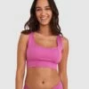 Base Layers Wirefree Crop - Pink
