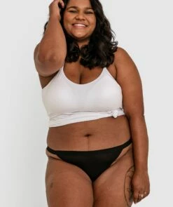 Basics Modal Blend High Leg Tanga Bikini - Black 8 Basics Modal Blend High Leg Tanga Bikini - Black -BRAS N THINGS Shop basics modal blend high leg tanga bikini black 01414401