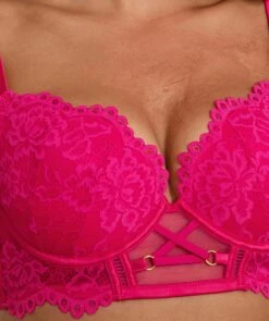 Bella Contour Plunge Bra - Fuchsia Pink -BRAS N THINGS Shop bella contour plunge bra fuchsia pink 01375501 1