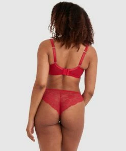 Bethany Brazilian Knicker - Red -BRAS N THINGS Shop bethany brazilian knicker red 01098003