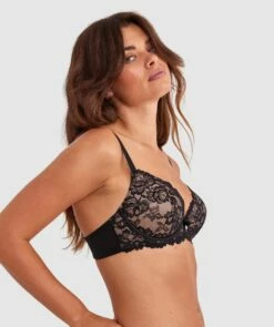 Bethany Essentials Push Up Bra - Black -BRAS N THINGS Shop bethany essentials push up bra black 01475201 2