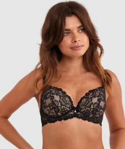 Bethany Essentials Push Up Bra - Black -BRAS N THINGS Shop bethany essentials push up bra black 01475201 4