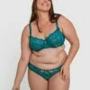 Bethany Full Cup Balconette Bra - Teal