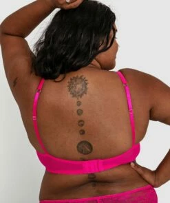 Bethany Push Up Bra - Pink -BRAS N THINGS Shop bethany push up bra pink 01212808 4