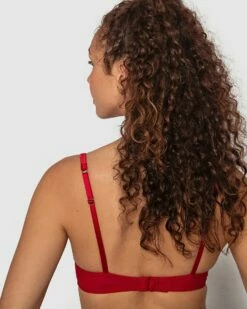Bethany Push Up Bra - Red 15 Bethany Push Up Bra - Red -BRAS N THINGS Shop bethany push up bra red 01212804 2