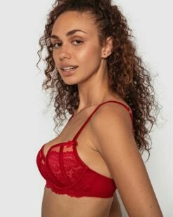 Bethany Push Up Bra - Red 16 Bethany Push Up Bra - Red -BRAS N THINGS Shop bethany push up bra red 01212804 3