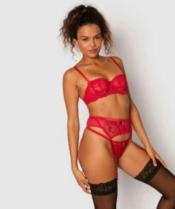 Bethany Suspender - Red -BRAS N THINGS Shop bethany suspender red 01098203 4