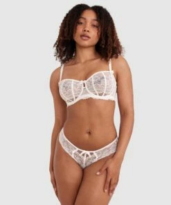 Bethany Underwire Bra - Ivory/Nude -BRAS N THINGS Shop bethany underwire bra ivory nude 01097801 3