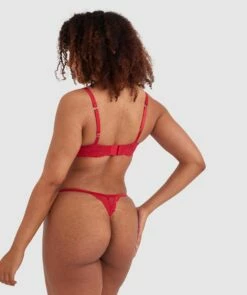 Bethany Underwire Bra - Red -BRAS N THINGS Shop bethany underwire bra red 01097803