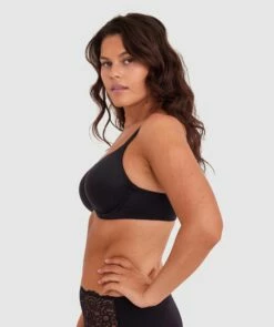 Body Bliss Full Cup Bra - Black 8 Body Bliss Full Cup Bra - Black -BRAS N THINGS Shop body bliss full cup bra black 00493601