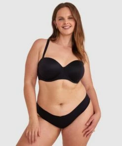 Body Bliss Full Cup Strapless Bra - Black