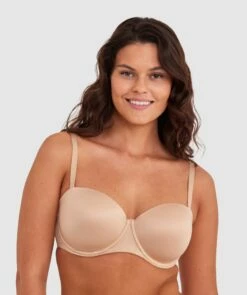 Body Bliss Full Cup Strapless Bra - Nude 10 Body Bliss Full Cup Strapless Bra - Nude -BRAS N THINGS Shop body bliss full cup strapless bra nude 00803802 2