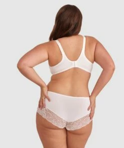 Body Bliss Full Lace Curvy Balconette Bra - Ivory -BRAS N THINGS Shop body bliss full lace curvy balconette bra ivory 01116501
