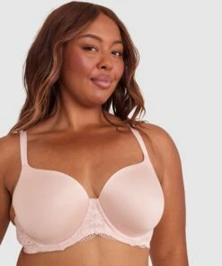 Body Bliss Lace Full Cup Bra - Blush Pink -BRAS N THINGS Shop body bliss lace full cup bra blush pink 00525003 1