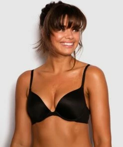 Body Bliss Push Up Bra - Black -BRAS N THINGS Shop body bliss push up bra black 00493502