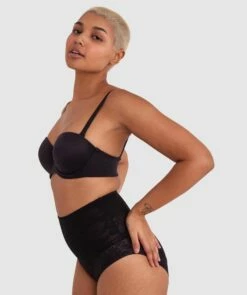 Body Bliss Strapless Contour Bra - Black -BRAS N THINGS Shop body bliss strapless contour bra black 00712902 6