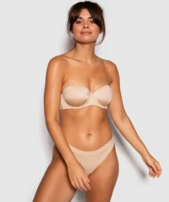 Body Bliss Strapless Contour Bra - Nude -BRAS N THINGS Shop body bliss strapless contour bra nude 00712901 10