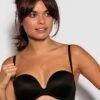 Body Bliss Strapless Push Up Bra - Black