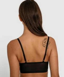Breeze Longline Push Up Bra - Black -BRAS N THINGS Shop breeze longline push up bra black 01409701