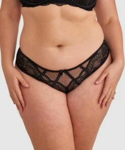 Bryanna Brazilian Knicker - Black