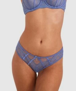 Bryanna Brazilian Knicker - Blue -BRAS N THINGS Shop bryanna brazilian knicker blue 01443901 10