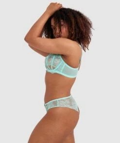 Bryanna Brazilian Knicker - Light Green -BRAS N THINGS Shop bryanna brazilian knicker light green 01443904 12